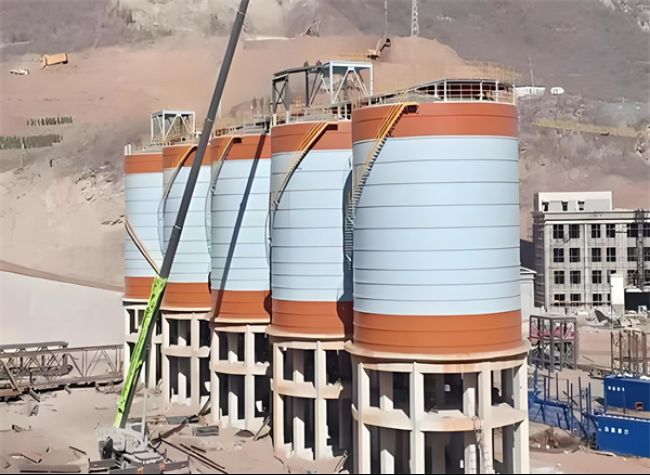 乐都高架钢板仓